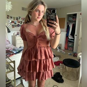 ADORABLE Ruffle Dress Pink